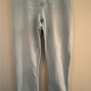 14 -L Women Old Navy Light Blue Skinny Jeans